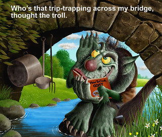 Image result for picture of troll under a bridge
