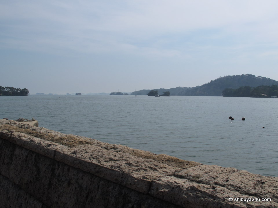 The bay looked very calm on the day I visited.
