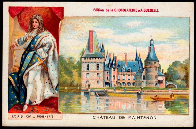 French Tradecard - Chateau De Maintenon