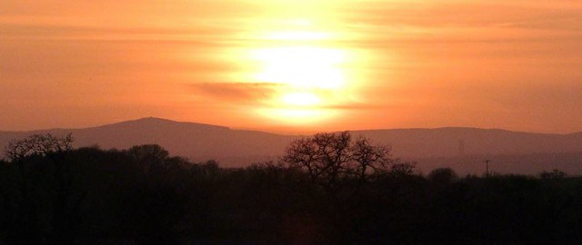 Cheshire sunset