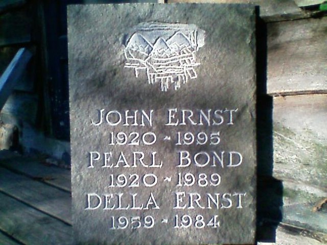 John Ernst, Pearl Bond, and Della Ernst stone stone | Flickr