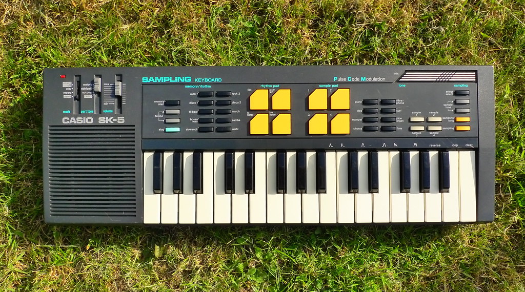 Casio SK-5 | Sampling keyboard. The only electronic device I… | Flickr