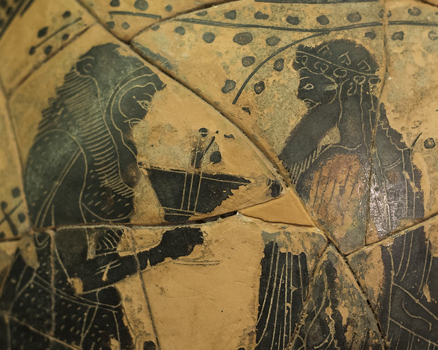 Athenian Black Figure pelike attributed to the Eucharides Painter, from Samothrace (II)