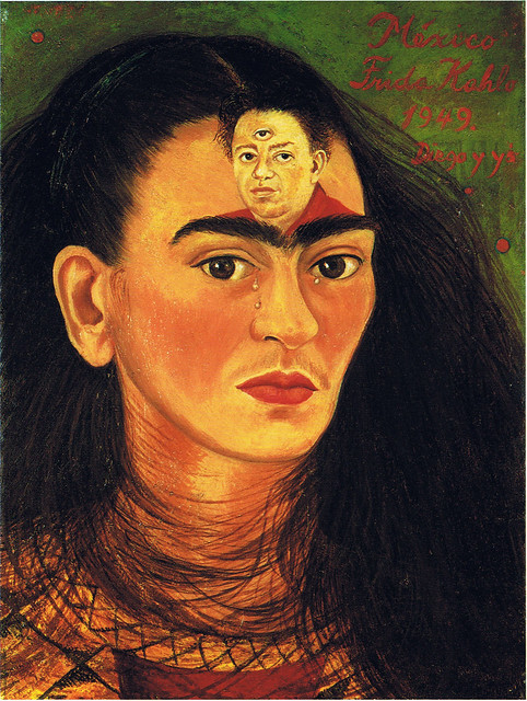 Frida Kahlo - Self-portrait: Diego y yo {Diego & I} (1949)