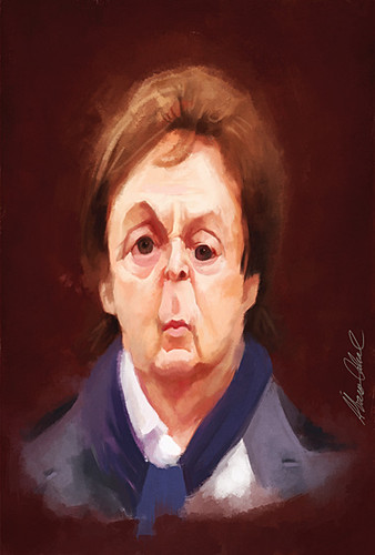 Caricatura Paul McCartney