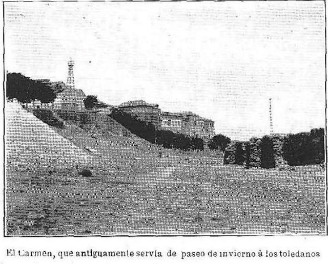 Paseo del Carmen (?). Revista Por esos mundos (1909)