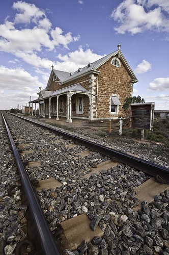 Manna Hill South Australia Train Station by noompty