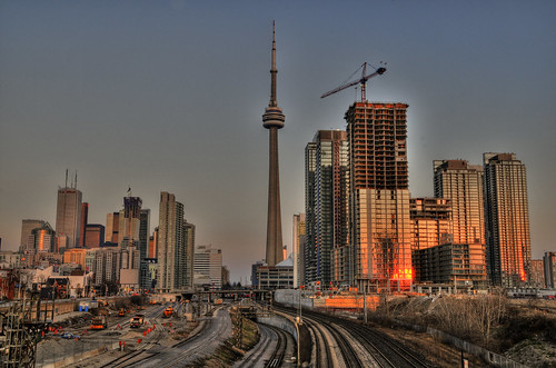 Toronto under construction by Bonuel