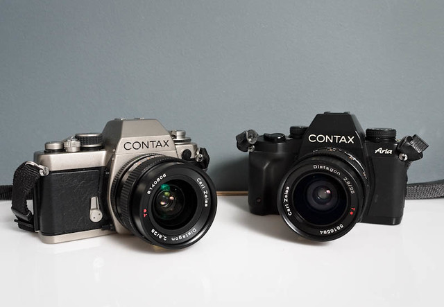 Contax Aria & S2 | Extreme ends of a supreme line. The S2 (l… | Flickr