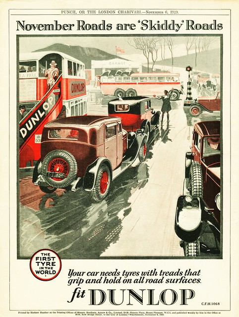 Dunlop Tire Ad (U.K.), 1929
