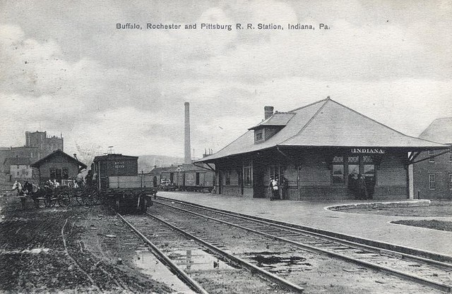 Buffalo, Rochester and Pittsburg RR Station, Indiana, PA