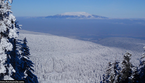 mountain snow view rila borovets