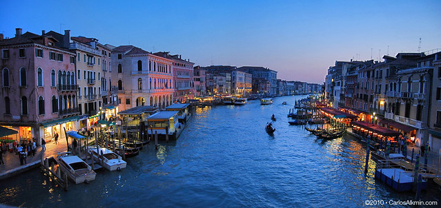 Venezia - Il Gran Canale dal Ponte di Rialto