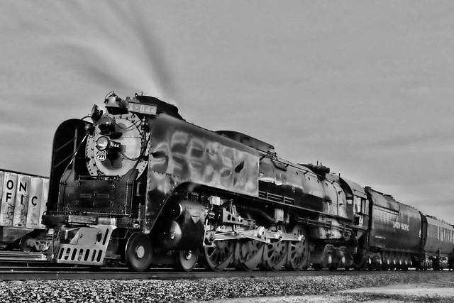 Union Pacific 844 at Coffeyville, Kansas
