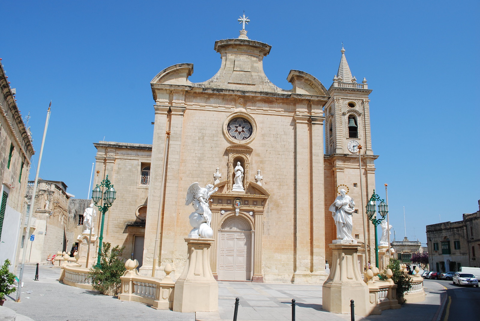 Malta - Balzan Parish Church of Our Lady of Annunciation West Front