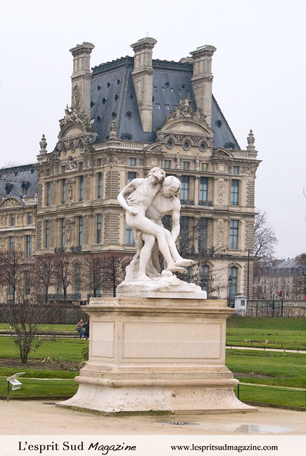 Sculpture on the Grand Carré (Louvre Museum)