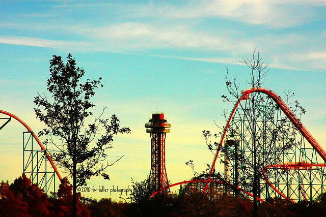 Arlington Texas-View of Six Flags Over Texas original image