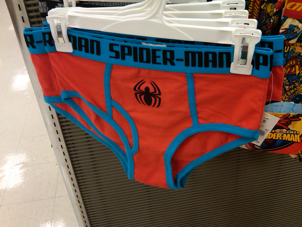Adult Spider-Man Underoos, Listen, I love Spider-Man as muc…