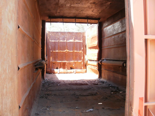 Inside Body Shot of Bowles Pull-Type Front Loader | by westcoaststeel