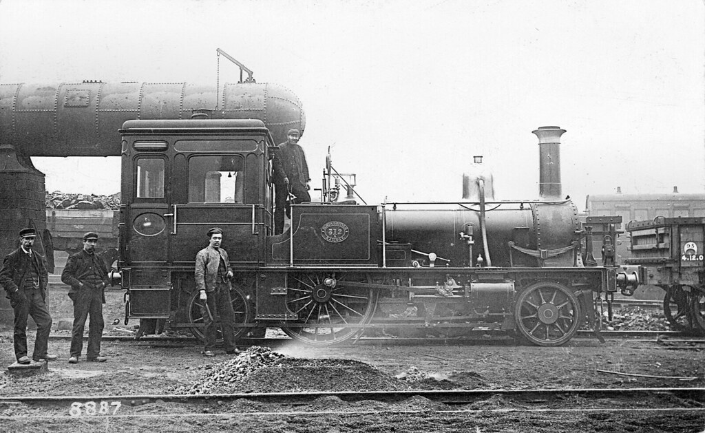 North British Railway (UK) - NBR Class W605 2-2-2 inspection steam locomotive Nr. 312 (Neilson Locomotive Works, Glasgow 1850)