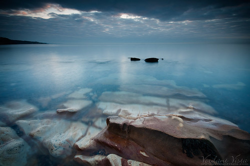 sea sky glass rock sunrise scotland nikon fife dri dysart d90 leefilters panhall