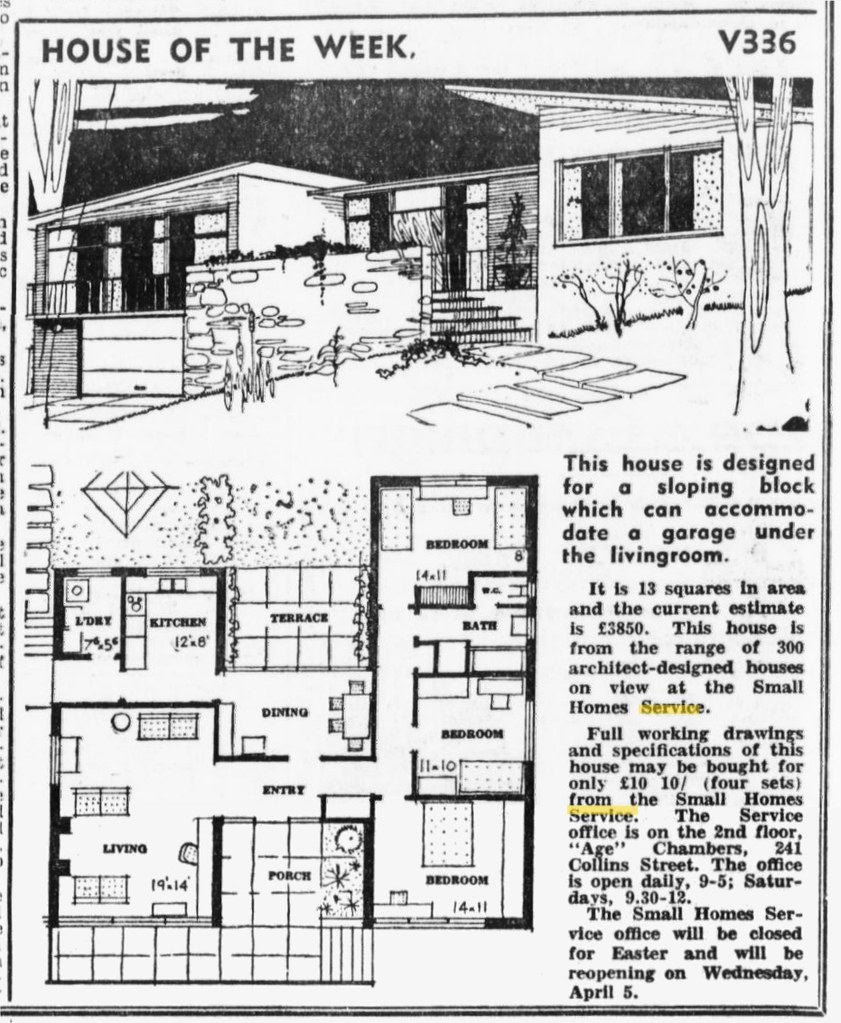 V336 The Age House Of The Week 1961 Midcentarc Flickr