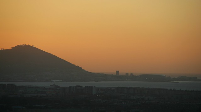 Signal hill and new Green point stadium
