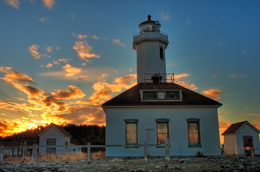 Point Wilson Lighthouse by l.gallier