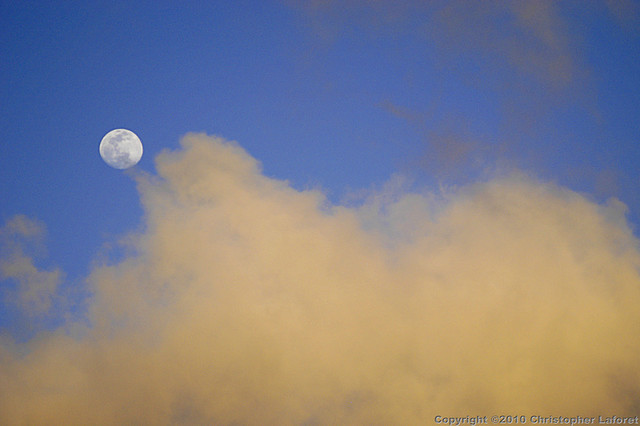 Moon and Cloud over St George's 2