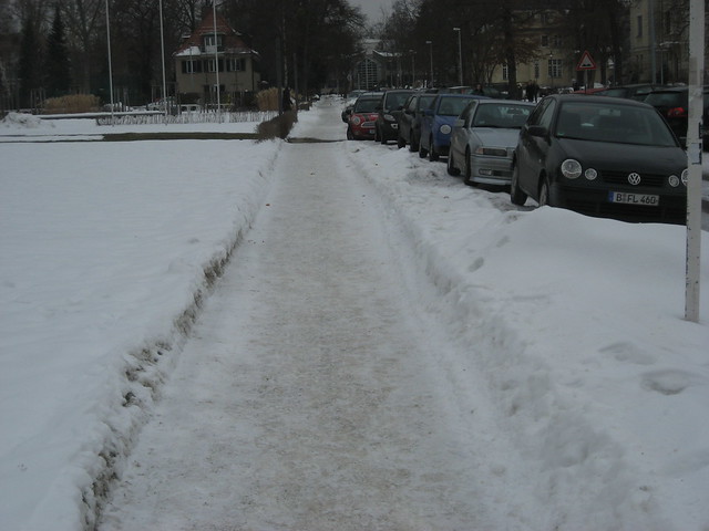 Schneebeseitigung in Dahlem