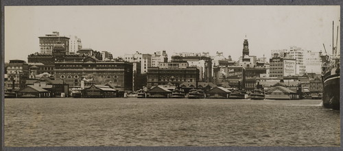 Circular Quay with Sydney skyline, 1920 - 1929 | by Powerhouse Museum Collection