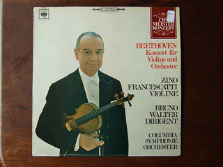 Beethoven - Concerto Violin & Orch. - Zino Francescatti, Violin, Columbia SO, Bruno Walter, CBS 61001 | by Piano Piano!
