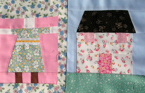 Daisy and her lovely flowery country cottage | by patchwork queen