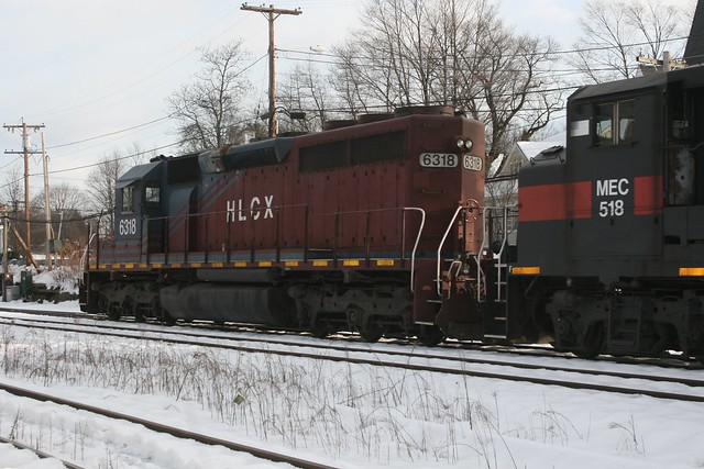 HLCX  SD40-2  6318  Ayer, MA  11 Dec 2009  D-5168