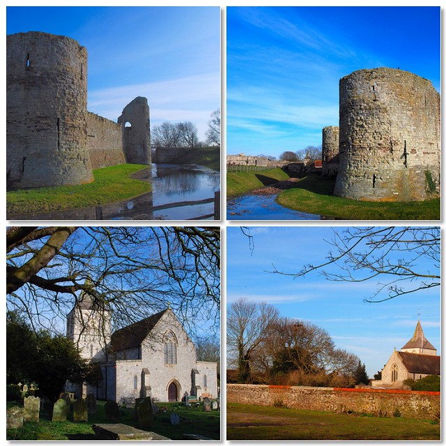 Pevensey - William the Conqueror's First English Castle - and St Mary's Church (4)
