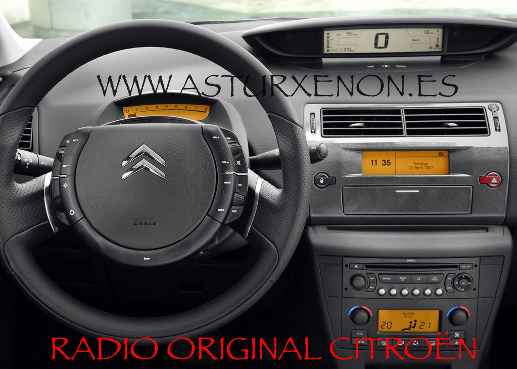 Radio original Citroën C4, Radio pantalla GPS, DVD, Divx pa…