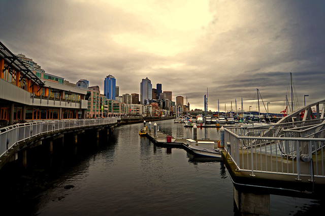 Waterfront in Downtown Seattle