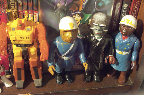 Apes and Calibur sofubi | by AcroRay