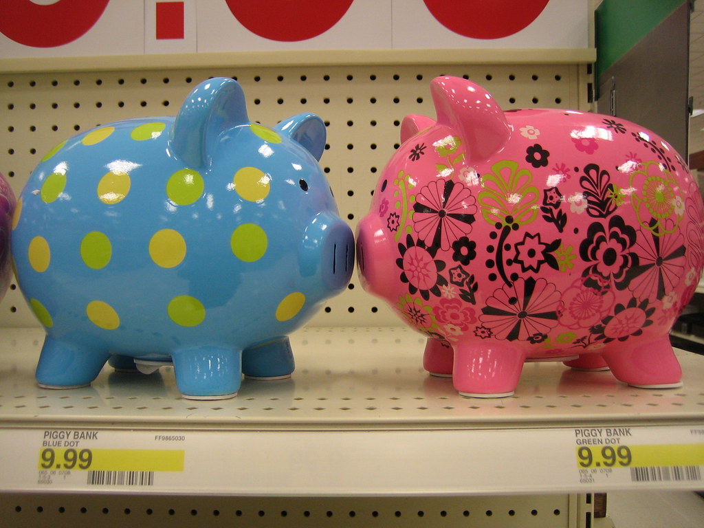 piggy bank love, target | jules | Flickr