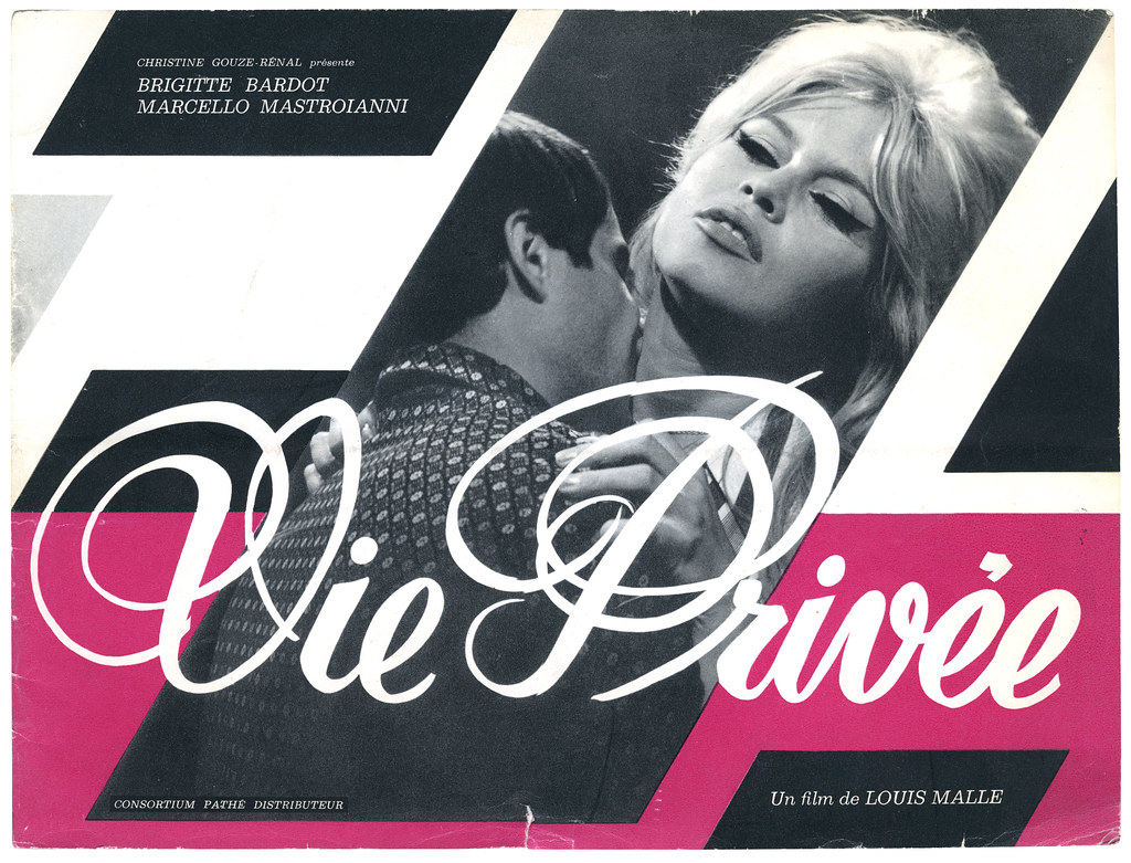 Vie Privée, Flyer for the Louis Malle film Vie Privée (A…