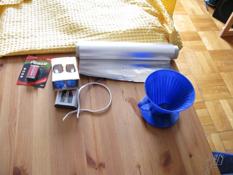 Required materials - DIY flashbulb reflector project