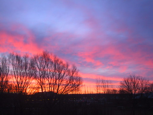 morning red sky netherlands sunrise maastricht