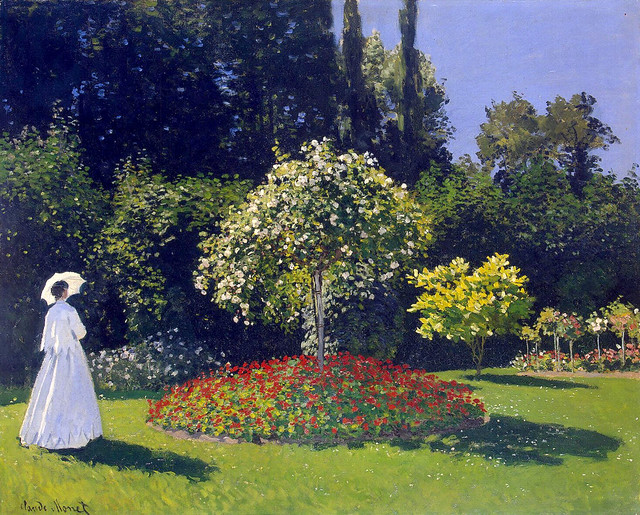 W 068 CM 1867 Jeanne-Marguerite Lecadre in the Garden, Sainte-Adresse