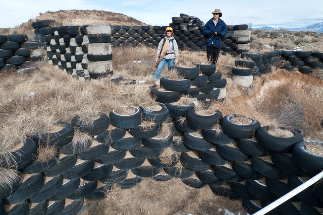 Earthship abandoned while under construction