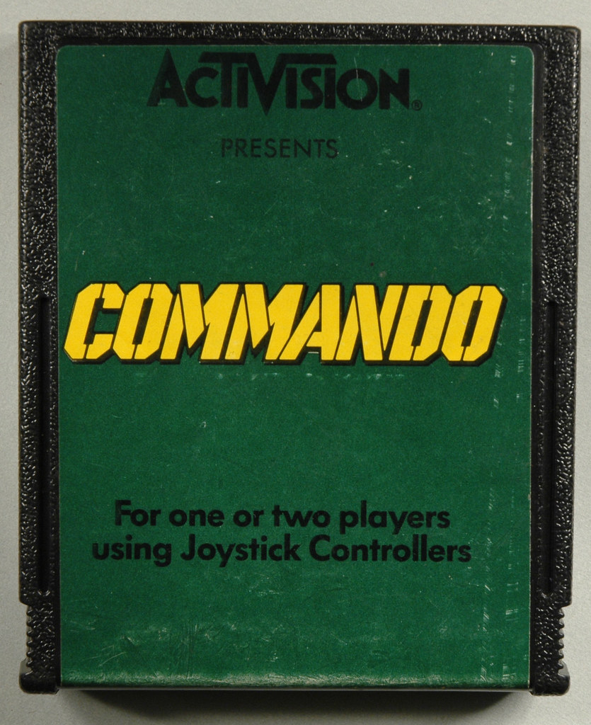 Atari 2600 - Activision - Commando | Commando (戦場の狼, Senjō n… | Flickr