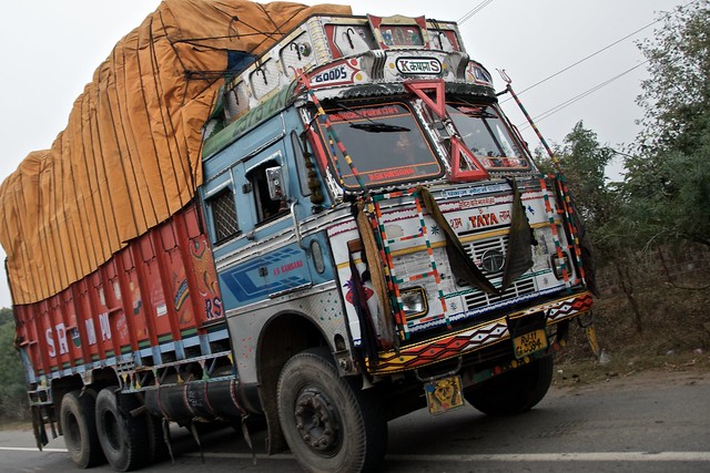 Decorated Truck - New Dehli To Agra