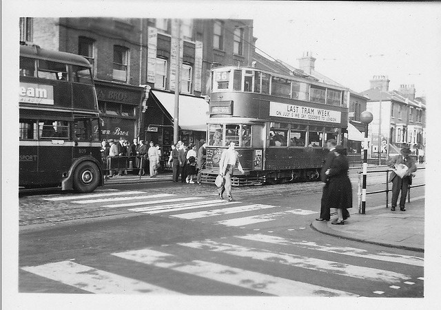 1952 Last Tram Week, Plumstead, London