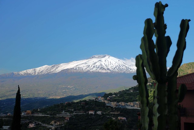 Etna from Villa Greta