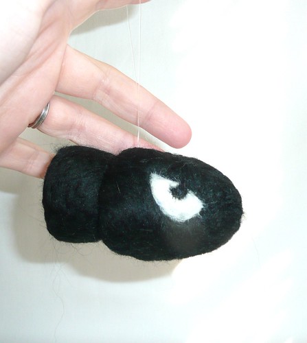 needle felt bullet bill ornament | by Poorlulu's Stabby Critters