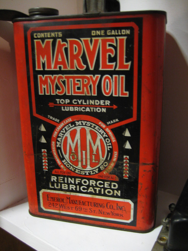 Marvel Mystery Oil, Old time cure all for all auto ailments…